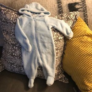 Fleece onesie, 3/6M